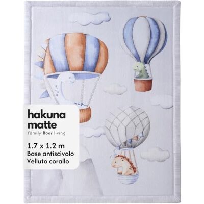Hakuna Matte Tappetino per bambini 170 x 120 x 2,5 cm palloncini di dinosauro, tappetino per bambini, con memory foam, coperta da gioco antiscivolo, pavimenti per bambini Hakuna Matte Tappetino per bambini 170 x 120 x 2,5 cm palloncini di dinosauro, tappetino per bambini, con memory foam, coperta da gioco antiscivolo, pavimenti per bambini