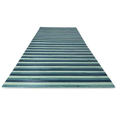 TEX FAMILY - WOODY - blu-verde sfumato mare - rug TEX FAMILY - WOODY - blu-verde sfumato mare - rug
