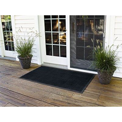 Notrax Tappetino in gomma resistente con setole di gomma, 80 x 100 cm, colore: nero Notrax Tappetino in gomma resistente con setole di gomma, 80 x 100 cm, colore: nero