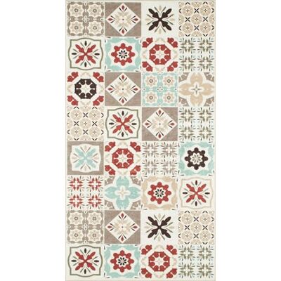 Nazar Tappeto Rettangolare Stampato, 100% Poliestere, Multicolore, 80x150cm Nazar Tappeto Rettangolare Stampato, 100% Poliestere, Multicolore, 80x150cm