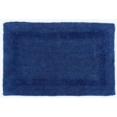 HOMESCAPES Tappeto da bagno di lusso 1600 g/m² extra morbido, 100% cotone reversibile, antiscivolo, lavabile, super assorbente, asciugatura rapida, blu navy, 50 x 80 cm HOMESCAPES Tappeto da bagno di lusso 1600 g/m² extra morbido, 100% cotone reversibile, antiscivolo, lavabile, super assorbente, asciugatura rapida, blu navy, 50 x 80 cm