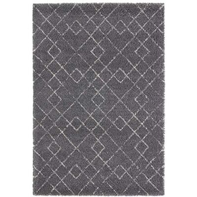 Mint Rugs Tappeto a Pelo Lungo Archer, Morbido, Motivo Geometrico (160 x 230 cm, 100% Polipropilene, Adatto per Riscaldamento a Pavimento, Robusto), Colore, Grigio Scuro Crema Mint Rugs Tappeto a Pelo Lungo Archer, Morbido, Motivo Geometrico (160 x 230 cm, 100% Polipropilene, Adatto per Riscaldamento a Pavimento, Robusto), Colore, Grigio Scuro Crema