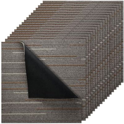VEVOR Piastrelle per Moquette, 610x610 mm 24 Pezzi, Tappeto Quadrato Modulare, Pavimento Morbido Imbottito per Copertura Senza Cuciture 8,9㎡, per Soggiorno Camera da Letto, Marrone Scuro VEVOR Piastrelle per Moquette, 610x610 mm 24 Pezzi, Tappeto Quadrato Modulare, Pavimento Morbido Imbottito per Copertura Senza Cuciture 8,9㎡, per Soggiorno Camera da Letto, Marrone Scuro