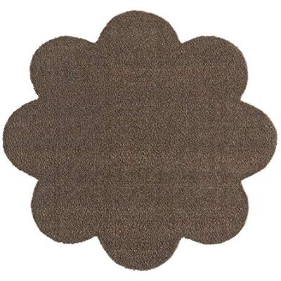 Hanse Home Soft & Clean Zerbino Zerbino a Forma di Fiore, Poliammide, Marrone, 67 x 67 x 0.7 cm Hanse Home Soft & Clean Zerbino Zerbino a Forma di Fiore, Poliammide, Marrone, 67 x 67 x 0.7 cm