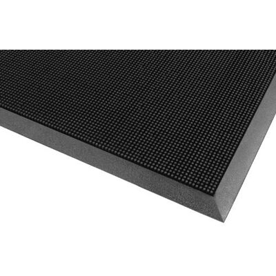 Notrax Tappetino in gomma 345 con spazzola in gomma stirene-butadiene, per edilizia stradale e edifici comunali, 71,1 x 116,8 x 116,8 x 5/8" di spessore, nero Notrax Tappetino in gomma 345 con spazzola in gomma stirene-butadiene, per edilizia stradale e edifici comunali, 71,1 x 116,8 x 116,8 x 5/8" di spessore, nero