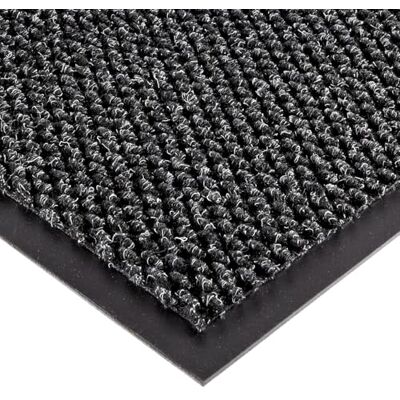 Notrax 136 Polynib Entrance Mat, for Lobbies and indoor Entranceways, 3' Width x 6' Length, Charcoal, 1 Notrax 136 Polynib Entrance Mat, for Lobbies and indoor Entranceways, 3' Width x 6' Length, Charcoal, 1