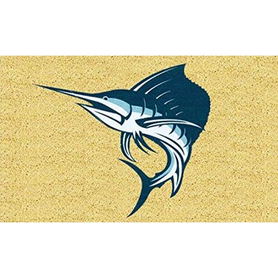 Gift Company GIFTCOMPANYITALY OGGETTI IDEE DESIGN Zerbino Pesce Spada, Cocco, Colorato, 75x2x45 cm Gift Company GIFTCOMPANYITALY OGGETTI IDEE DESIGN Zerbino Pesce Spada, Cocco, Colorato, 75x2x45 cm