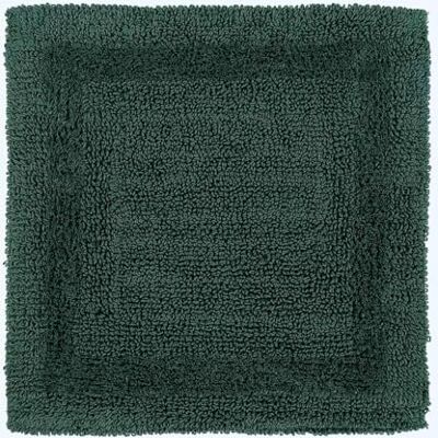 HOMESCAPES Tappeto da bagno piccolo, 1600 g/m², extra morbido, 100% cotone, reversibile, antiscivolo, lavabile, super assorbente, ad asciugatura rapida, colore verde foresta, 50 x 50 cm, quadrato HOMESCAPES Tappeto da bagno piccolo, 1600 g/m², extra morbido, 100% cotone, reversibile, antiscivolo, lavabile, super assorbente, ad asciugatura rapida, colore verde foresta, 50 x 50 cm, quadrato
