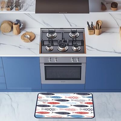 CREARREDA Tappeto Cucina Mordibo Antiscivolo Lavabile Antimacchia, Passatoia Cucina Assorbente Made in Italy, Runner Cucina Tappetino Multiuso in Gomma Porosa Ideale per Ingresso, Bagno e Doccia CREARREDA Tappeto Cucina Mordibo Antiscivolo Lavabile Antimacchia, Passatoia Cucina Assorbente Made in Italy, Runner Cucina Tappetino Multiuso in Gomma Porosa Ideale per Ingresso, Bagno e Doccia
