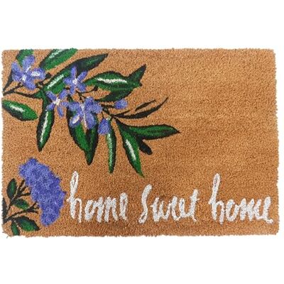 Relaxdays Zerbino in Cocco, Home Sweet Home, 60x40, Antiscivolo, Resistente, Tappeto per Porta, colorato Relaxdays Zerbino in Cocco, Home Sweet Home, 60x40, Antiscivolo, Resistente, Tappeto per Porta, colorato