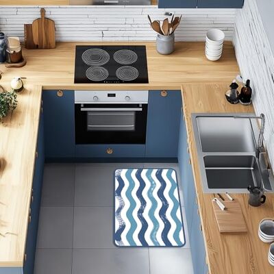 CREARREDA Tappeto Cucina Mordibo Antiscivolo Lavabile Antimacchia, Passatoia Cucina Assorbente Made in Italy, Runner Cucina Tappetino Multiuso in Gomma Porosa Ideale per Ingresso, Bagno e Doccia CREARREDA Tappeto Cucina Mordibo Antiscivolo Lavabile Antimacchia, Passatoia Cucina Assorbente Made in Italy, Runner Cucina Tappetino Multiuso in Gomma Porosa Ideale per Ingresso, Bagno e Doccia