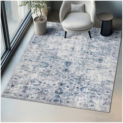 tectake ® Tappeto Salotto, Tappeto Pelo Corto, Per Salotto Vintage Design Elegante, Lavabile in Lavatrice, Ideale per Sala da Pranzo, Camera da Letto, Soggiorno e Studio 200x 274 cm tectake ® Tappeto Salotto, Tappeto Pelo Corto, Per Salotto Vintage Design Elegante, Lavabile in Lavatrice, Ideale per Sala da Pranzo, Camera da Letto, Soggiorno e Studio 200x 274 cm