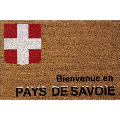 ID MAT ID Opaco 406015 regionali Savoie-Tappeto Zerbino in Fibra di Cocco/PVC, Colore: Beige, 60 x 40 x 1,5 cm ID MAT ID Opaco 406015 regionali Savoie-Tappeto Zerbino in Fibra di Cocco/PVC, Colore: Beige, 60 x 40 x 1,5 cm