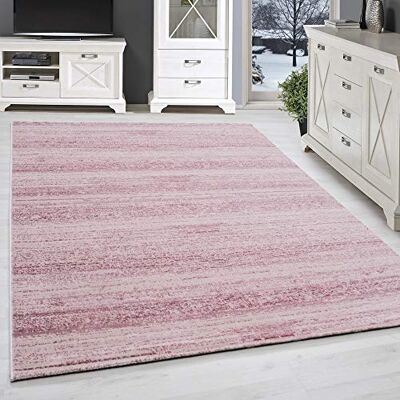 SIMPEX Tappeto 240x340 cm Rosa Pelo Corto Tinta Unita Grande per Soggiorno Camera Cucina Sala da Pranzo Cameretta Morbido Facile da Pulire SIMPEX Tappeto 240x340 cm Rosa Pelo Corto Tinta Unita Grande per Soggiorno Camera Cucina Sala da Pranzo Cameretta Morbido Facile da Pulire