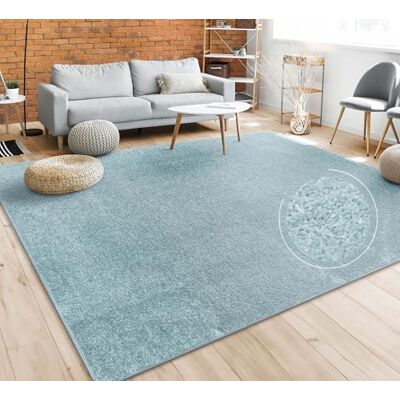 Paco Home Tappeto Pelo Corto, Lavabile, Monocolore, Semplice e Moderno, per Soggiorno, Camera da Letto e Ingresso, Dimensione:160x220 cm, Colore:Turchese Paco Home Tappeto Pelo Corto, Lavabile, Monocolore, Semplice e Moderno, per Soggiorno, Camera da Letto e Ingresso, Dimensione:160x220 cm, Colore:Turchese