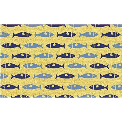 Gift Company GIFTCOMPANYITALY OGGETTI IDEE DESIGN Zerbino Pesci, Cocco, Colorato, 75x2x45 cm Gift Company GIFTCOMPANYITALY OGGETTI IDEE DESIGN Zerbino Pesci, Cocco, Colorato, 75x2x45 cm