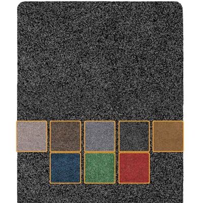 ANRO Zerbino antisporco su misura Poet Nero 120 x 40 cm Materiale: polipropilene, retro in gomma antiscivolo, 5 mm, lavabile, per interni ed esterni ANRO Zerbino antisporco su misura Poet Nero 120 x 40 cm Materiale: polipropilene, retro in gomma antiscivolo, 5 mm, lavabile, per interni ed esterni