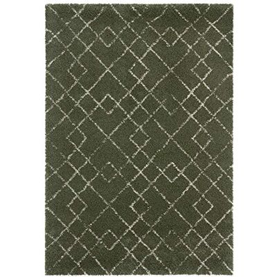 Mint Rugs Tappeto a Pelo Lungo Archer, Morbido, Motivo Geometrico (200 x 290 cm, 100% Polipropilene, Adatto per Riscaldamento a Pavimento, Robusto), Colore, Crema Verde Oliva Mint Rugs Tappeto a Pelo Lungo Archer, Morbido, Motivo Geometrico (200 x 290 cm, 100% Polipropilene, Adatto per Riscaldamento a Pavimento, Robusto), Colore, Crema Verde Oliva