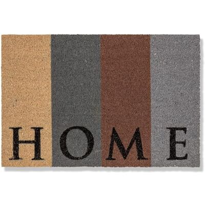 Astra Zerbino per interni La casa 40 x 60 cm Tappetino antiscivolo in cocco Tappetino per porta resistente per interni ed esterni coperti, 100% cocco Astra Zerbino per interni La casa 40 x 60 cm Tappetino antiscivolo in cocco Tappetino per porta resistente per interni ed esterni coperti, 100% cocco