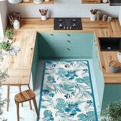 CREARREDA Tappeto Cucina Mordibo Antiscivolo Lavabile Antimacchia, Passatoia Cucina Assorbente Made in Italy, Runner Cucina Tappetino Multiuso in Gomma Porosa Ideale per Ingresso, Bagno e Doccia CREARREDA Tappeto Cucina Mordibo Antiscivolo Lavabile Antimacchia, Passatoia Cucina Assorbente Made in Italy, Runner Cucina Tappetino Multiuso in Gomma Porosa Ideale per Ingresso, Bagno e Doccia