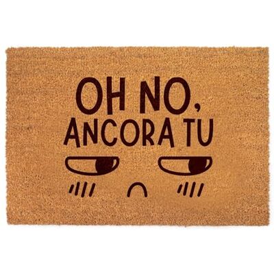 Lupia Zerbino Ingresso Esterno 40x60 cm OH NO ANCORA TU, Zerbino Ingresso Casa Simpatico in Fibra di Cocco Resistente, Tappeto Porta con Scritta, Base Antiscivolo PVC, Interno Esterno Made in Italy Lupia Zerbino Ingresso Esterno 40x60 cm OH NO ANCORA TU, Zerbino Ingresso Casa Simpatico in Fibra di Cocco Resistente, Tappeto Porta con Scritta, Base Antiscivolo PVC, Interno Esterno Made in Italy