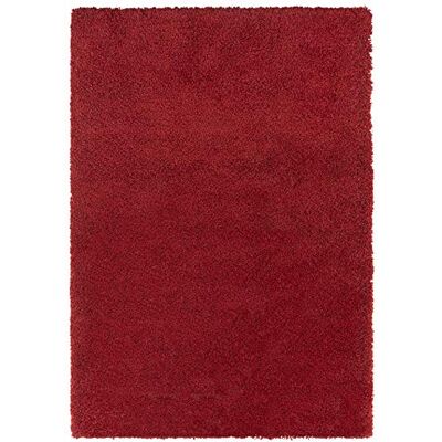 ELLE Decor Talence Tappeto a pelo lungo, Rot, 140 x 200 cm ELLE Decor Talence Tappeto a pelo lungo, Rot, 140 x 200 cm