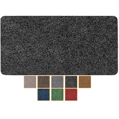 ANRO Zerbino antisporco antiscivolo Poet Nero 80 x 40 cm Materiale: polipropilene, retro in gomma antiscivolo, 5 mm, lavabile, per interni ed esterni ANRO Zerbino antisporco antiscivolo Poet Nero 80 x 40 cm Materiale: polipropilene, retro in gomma antiscivolo, 5 mm, lavabile, per interni ed esterni