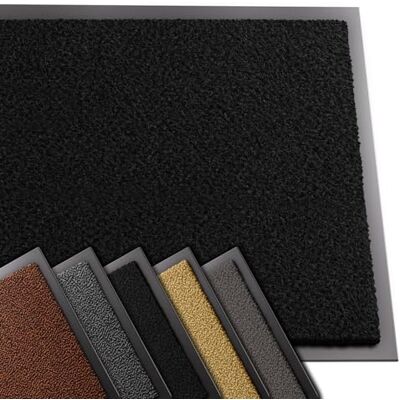 VOUNOT ® Zerbino Ingresso Casa da Esterno, Tappeto Entrata Interno, Resistente Sporco, Antiscivolo e Essorbente, 60x90 cm, Nero VOUNOT ® Zerbino Ingresso Casa da Esterno, Tappeto Entrata Interno, Resistente Sporco, Antiscivolo e Essorbente, 60x90 cm, Nero