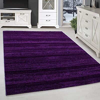 SIMPEX Tappeto 240x340 cm Viola Pelo Corto Tinta Unita Grande per Soggiorno Camera Cucina Sala da Pranzo Cameretta Morbido Facile da Pulire SIMPEX Tappeto 240x340 cm Viola Pelo Corto Tinta Unita Grande per Soggiorno Camera Cucina Sala da Pranzo Cameretta Morbido Facile da Pulire