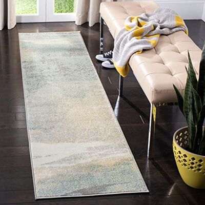 SAFAVIEH Tappeto Astratto per Soggiorno, Sala da pranzo, Camera da letto Jasper Collection, A Pelo Corto, Grigio e oro, 75 x 120 cm SAFAVIEH Tappeto Astratto per Soggiorno, Sala da pranzo, Camera da letto Jasper Collection, A Pelo Corto, Grigio e oro, 75 x 120 cm