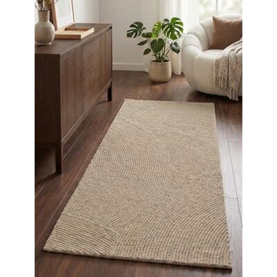 Hanse Home Hygge Skandi, tappeto in lana boho per soggiorno, camera da letto, sala da pranzo, corridoio, colore beige chiaro, 80 x 300 cm Hanse Home Hygge Skandi, tappeto in lana boho per soggiorno, camera da letto, sala da pranzo, corridoio, colore beige chiaro, 80 x 300 cm