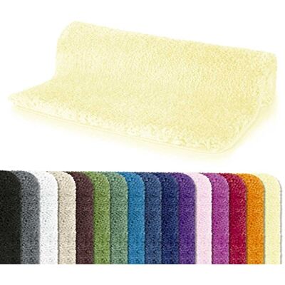 Spirella Tappetino da bagno in microfibra Highland Antiscivolo, ad asciugatura rapida e lavabile 100% poliestere morbido e resistente Giallo chiaro 60 x 90 cm Spirella Tappetino da bagno in microfibra Highland Antiscivolo, ad asciugatura rapida e lavabile 100% poliestere morbido e resistente Giallo chiaro 60 x 90 cm