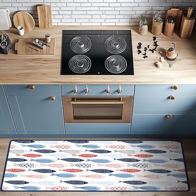 CREARREDA Tappeto Cucina Mordibo Antiscivolo Lavabile Antimacchia, Passatoia Cucina Assorbente Made in Italy, Runner Cucina Tappetino Multiuso in Gomma Porosa Ideale per Ingresso, Bagno e Doccia CREARREDA Tappeto Cucina Mordibo Antiscivolo Lavabile Antimacchia, Passatoia Cucina Assorbente Made in Italy, Runner Cucina Tappetino Multiuso in Gomma Porosa Ideale per Ingresso, Bagno e Doccia