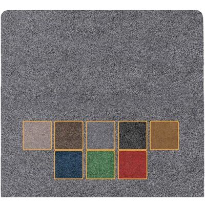 ANRO Zerbino antisporco lavabile Poet Grigio 120 x 80 cm Materiale: polipropilene, retro in gomma antiscivolo, 5 mm, lavabile, per interni ed esterni ANRO Zerbino antisporco lavabile Poet Grigio 120 x 80 cm Materiale: polipropilene, retro in gomma antiscivolo, 5 mm, lavabile, per interni ed esterni
