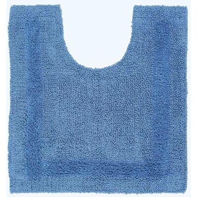 HOMESCAPES Tappetino per WC, di lusso 1600 g/m², extra morbido, 100% cotone, reversibile, antiscivolo, lavabile, super assorbente, ad asciugatura rapida, tappeto per base WC colore blu cobalto, 50 x HOMESCAPES Tappetino per WC, di lusso 1600 g/m², extra morbido, 100% cotone, reversibile, antiscivolo, lavabile, super assorbente, ad asciugatura rapida, tappeto per base WC colore blu cobalto, 50 x