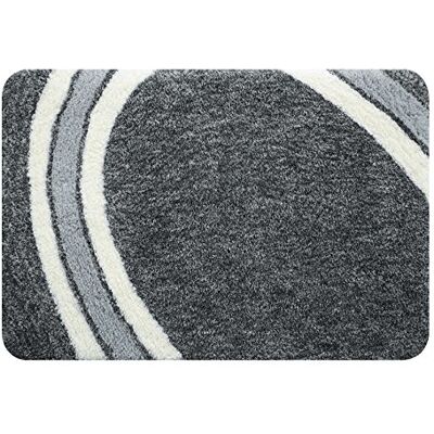 Spirella - Curve - 80x150 cm - Grigio - Tappeto da bagno Spirella - Curve - 80x150 cm - Grigio - Tappeto da bagno
