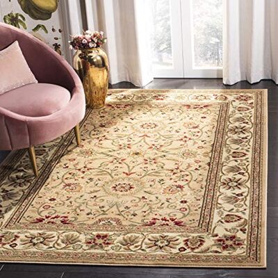 SAFAVIEH Tappeto Tradizionale per Soggiorno, Sala da pranzo, Camera da letto Lyndhurst Collection, A Pelo Corto, Beige e avorio, 200 x 300 cm SAFAVIEH Tappeto Tradizionale per Soggiorno, Sala da pranzo, Camera da letto Lyndhurst Collection, A Pelo Corto, Beige e avorio, 200 x 300 cm