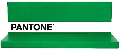 Homemania Pantone by  Mensola Shelfie, Metallo, Verde/Bianco/Nero, 60 x 14 x 13 cm