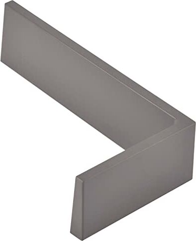 NINKA Connect L-Element-Divisore per cassetti a Sinistra, Piccolo, in plastica, Colore: Grigio Scuro, Argento