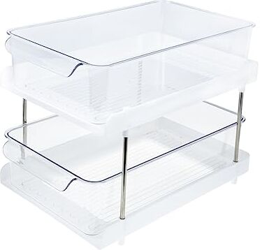 POPETPOP Porta cosmetici mensola portagioie contenitori di plastica organizer per trucchi per cassetto organizzatore del desktop scaffale da scrivania tazza Scatola portaoggetti espositore