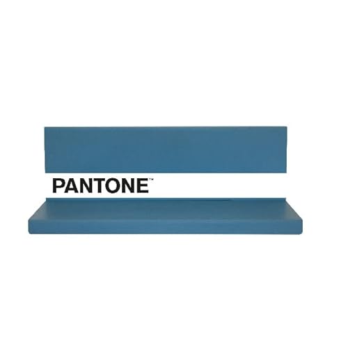Homemania Pantone by  Mensola Shelfie, Metallo, Blu/Bianco/Nero, 60 x 14 x 13 cm