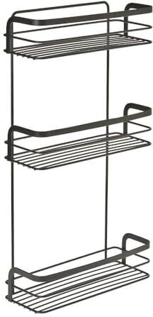 Metaltex Origin Lava  3-Tier Shelving Unit 26 x 10 x 48 cm