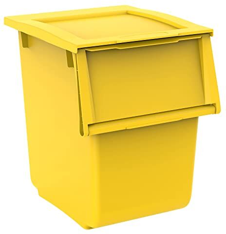 Terry 91848 Contenitore Ecobin 25, Giallo, 25 Litri