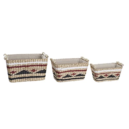 DKD Home Decor Set di cestini, Standard