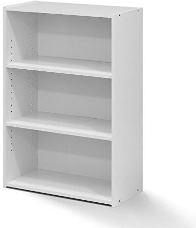 Furinno Wright Libreria, HOLZ, Bianco (Soft Bianco), 29,5 x 62,2 x 89,7 cm