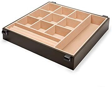 Emuca Cassetto Organizer, Legno, Moka, M60