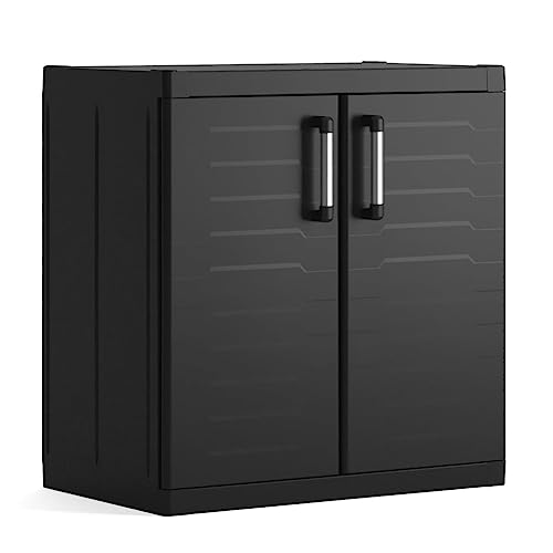 Keter Detroit XL Armadietto basso, colore: Nero