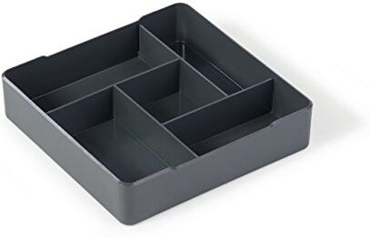 Durable Coffee Point Case, Organizer da Cassetto a 5 Scomparti, Lavabile in Lavastoviglie, 210x48x210 mm, Carbone