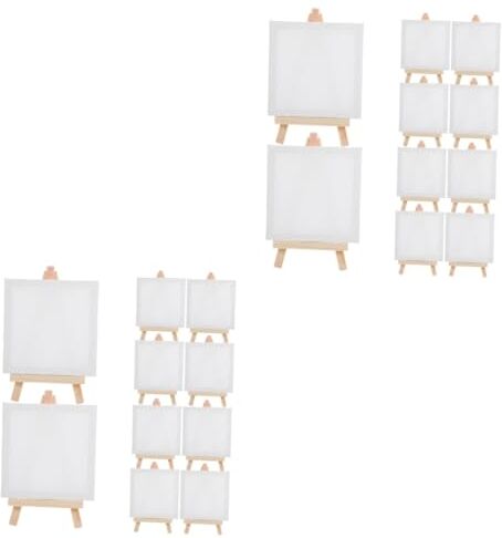 DIYEAH 24 Pz Cavalletto Per Bambini Accessori Da Tavolo Decorare Scaffali Espositivi Arredamento Accessori Da Scrivania Cavalletti Scaffale Espositivo Bambino Piccola Casa Allungare Legno