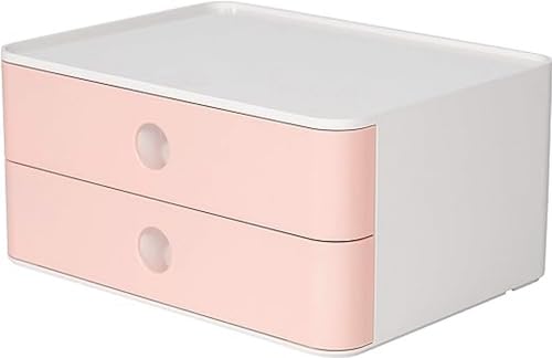 HAN SMART-BOX ALLISON, cassettiera impilabile con 2 cassetti, colore: flamingo rose